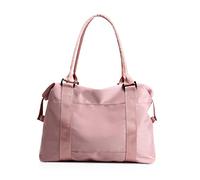 NICOLE & DORIS Borsa da Viaggio Donna Leggera Borsa Shopping Grande Borsoni de Nylon Sportiva Impermeabile Rosa