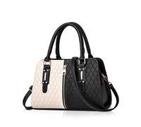 NICOLE & DORIS Borsa donna alla moda Borsa a mano Borsa a tracolla in pelle borsa messenger Borse Tote in PU Pelle Nero