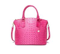NICOLE & DORIS Borsa Donna Elegante Borsa a Mano Coccodrillo Borsa Tracolla PU Pelle Borsa a Spalla Borsa da Lavoro Borsa con Manici Borsetta Tote Rosato
