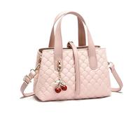 NICOLE & DORIS Borsa Donna Eleganti Borse a Mano Piccole Borsa Tracolla con Paillettes Borsetta Spalla Pelle PU Borsa Delle Signore per Lavoro Shopping Viaggi Rosa
