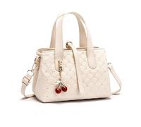 NICOLE & DORIS Borsa Donna Eleganti Borse a Mano Piccole Borsa Tracolla con Paillettes Borsetta Spalla Pelle PU Borsa Delle Signore per Lavoro Shopping Viaggi Beige