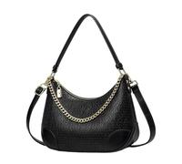 NICOLE & DORIS Borsa Donna Media,Vegan Leather Borsa a Spalla Donna | Borsa a Mano a Mezzaluna con Tracolla Regolabile,Vintage Borsa a Tracolla Spalla per Lavoro Shopping Viaggi