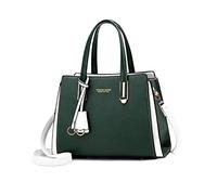 NICOLE & DORIS Borsa Donna Moda Borsa a Tracolla Elegante Borse a Mano Medio Borsa Delle Signore in PU Pelle Leggero Borsetta con Ciondolo Verde