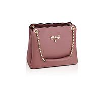 NICOLE & DORIS Borsa Donna Piccola Borsa a Tracolla Borse di Spalla Elegante Borsa con Catena Borsetta Sera Clutch Borse in PU Pelle Borse Crossbody Viola