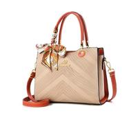 NICOLE & DORIS Borsa Donna Simpatiche Borsetta Tracolla Elegante Piccola Borse a Spalla Multitasche Borse Tote in Pelle PU Borsa Delle Signore per Viaggio Città Cachi