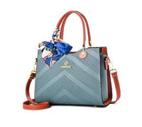 NICOLE & DORIS Borsa Donna Simpatiche Borsetta Tracolla Elegante Piccola Borse a Spalla Multitasche Borse Tote in Pelle PU Borsa Delle Signore per Viaggio Città Blu