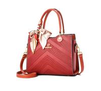NICOLE & DORIS Borsa Donna Simpatiche Borsetta Tracolla Elegante Piccola Borse a Spalla Multitasche Borse Tote in Pelle PU Borsa Delle Signore per Viaggio Città Borgogna