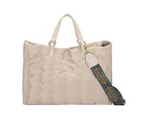 NICOLE & DORIS Borsa Donna Tracolla Grande Borsa Tote Puffer Borsa a Mano e Spalla Impermeabile Borsetta Leggera Morbida Borsa Shopper da Lavoro Cachi