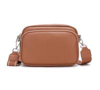 NICOLE & DORIS Borsa Donna Tracolla Piccola Borsetta Donna Spalla Crossbody PU Pelle Borsa per Telefono Multitasche Elegante Messenger Bag per Viaggio Città Marrone