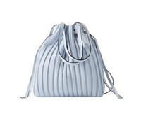 NICOLE & DORIS Borsa Elegante Donna Borsa a Mano Tracolla Borse a Spalla Morbida Pelle PU Borsette a Pieghe Borsa Bauletto Borsa da Sera Azzurro