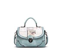 NICOLE & DORIS Borsa Elegante Donna Tote Borse a Spalla Progettista Moda Borse a Tracolla Medie Crossbody Borsa Bella Durevole Borse in PU Pelle Blu