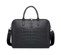 NICOLE & DORIS Borsa per Computer Donna 13-14Inch Impermeabile Borsa per Laptop Uomini Borsa da Lavoro Business Borsa a Tracolla per Scuola/Ufficio/Lavoro Nero