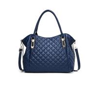 NICOLE & DORIS Borsa Tracolla Donna Grande Borsa a Spalla Casual Borsa a Mano Tote Bag Borse Leggero Morbida Pelle PU Borsetta per lo Shopping Viaggio Blu