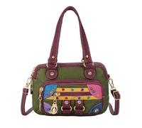 NICOLE & DORIS Borsa Tracolla Donna Piccola Borse a Mano Colorata con Strass Borse a Spalla Pelle PU Borsa per Telefono Mini Borsetta Crossbody per Shopping Lavoro Viaggio Verde