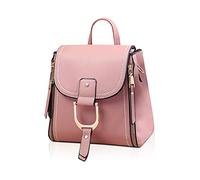 NICOLE & DORIS Borsa Zaino Donna Zainetto Piccolo Zaino Leggero Moda Backpack Donna PU Pelle Zaino da Viaggio per lo Shopping Convertibile Borsa Spalla Daypack Rosa