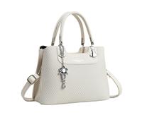 NICOLE & DORIS Borse a Mano Borsa Spalla Piccola Donna Borsa Tracolla Simpatica Borsa Delle Signore Pelle PU Borsa Ragazza Borsetta per Lavoro Shopping Viaggi Beige