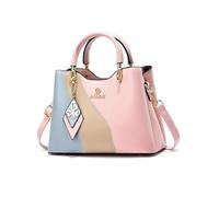 NICOLE & DORIS Borse a Mano con Tracolla Donna Piccole Borse a Spalla Carina Borse Messenger Ragazza Borsetta Colorata Borsa Pochette di Pelle PU Rosa