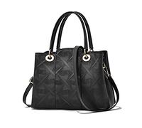 NICOLE & DORIS Borse a Mano da Donna Borsa Crossbody Tracolla con Manico Superiore Donne Moda Borsetta Elegante Borsa Tote Casual & Work Borse a Spalla con Stampa Nero