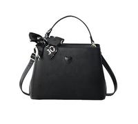 NICOLE & DORIS Borse a Mano Donna Borsetta Tracolla Elegante Borsa Spalla Piccola Pelle PU Borsa da Sera Pochette per Lavoro Shopping Viaggi Nero