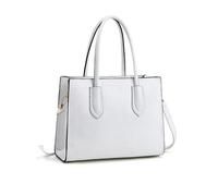 NICOLE & DORIS Borse a Mano Donna Elegante Borsa Scamosciata Borsa Tracolla Multitasche Borse Di Spalla Borsetta Leggero per Lavoro Shopping Viaggi Bianco