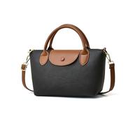NICOLE & DORIS Borse a Mano Donna Piccole Borsa a Spalla Leggera Borsa Tracolla Colorata di Pelle PU Borse Messenger Ragazza Borsetta Crossbody Nero