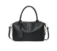 NICOLE & DORIS Borse a Mano Elegante Borsa Semplice Borsette Tracolla Morbida Pelle PU Borse Tote Media Impermeabile Borsa Spalla Shopper Nero