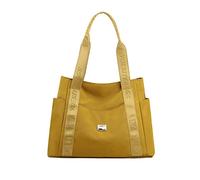 NICOLE & DORIS Borse a Tracolla Grande Borse a Spalla Leggero Borsa a Mano Elegante Borsa Tote Borsetta Multitasche Borsa Shopper Borsone da Viaggio Giallo