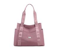 NICOLE & DORIS Borse a Tracolla Grande Borse a Spalla Leggero Borsa a Mano Elegante Borsa Tote Borsetta Multitasche Borsa Shopper Borsone da Viaggio Rosa