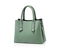 NICOLE & DORIS Borse da Donna a Tracolla Borsetta Medie Moda Borsa a Mano Tote Borse a Spalla Versatile Semplice Borsa in Pelle PU Donna Borse Firmate Verde