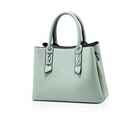 NICOLE & DORIS Borsa a tracolla donna in pelle PU - Tote media versatile verde menta