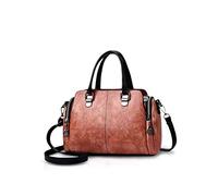 NICOLE&DORIS - Borse da donna alla moda, con manico superiore, stile retrò, borse a tracolla, borsa a tracolla, borsa da donna, rosa, L, Rosa, L