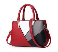 NICOLE & DORIS Borse da donna Borsa a mano le ultime tendenze borse a tracolla colore impiccagione Borse a Spalla Rosso