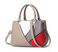 NICOLE & DORIS Borse da donna Borsa a mano le ultime tendenze borse a tracolla colore impiccagione Borse a Spalla Cachi