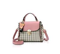 NICOLE & DORIS Borse da donna Borsa a Tracolla Piccola Simpatica Borsa a Spalla Borsetta in PU Pelle Borsa con Cerniera Moda Borsa a Mano Nero B