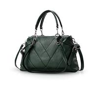 NICOLE & DORIS Borse da donna Borse a Mano Borse a spalla Borsa a tracolla grande Verde scuro