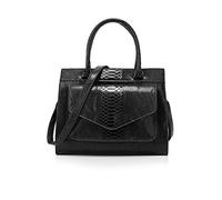 NICOLE & DORIS Borse da Donna in Coccodrillo Borse a Spalla Firmate Borse in PU Pelle Donna Vintage Borse a Tracolla Donna Grandi Nero