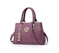 NICOLE & DORIS Borse da donna Manici superiori Borse a tracolla classiche da donna Borsa elegante Viola