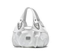 NICOLE & DORIS Borse da Donna Moda Borse a Tracolla da Donna Borse in PU Pelle Firmate Borsa Multifunzionale Grande Borsa Donna Floreale Bianco