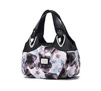 NICOLE & DORIS Borse da Donna Moda Borse a Tracolla da Donna Borse in PU Pelle Firmate Borsa Multifunzionale Grande Borsa Donna Floreale