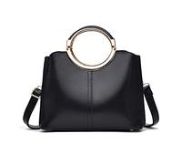 NICOLE & DORIS Borse da Donna Moda Borse a Tracolla Leggero Casuale Pochette Donna Borsa Crossbody Elegante Borsa con Manico Superiore Piccole Borse Tote in Pelle Nero