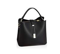 NICOLE & DORIS Borse da Donna Tracolla Borsetta Mano Donna Borse Due Spallacci Tote Progettista Crossbody Spalla Borse Elegante Pelle Nero
