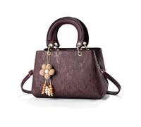 NICOLE & DORIS Borse Delle Donne Piccola Borsa a Tracolla Borse a Mano Moda | Borsetta Ragazza Pelle PU Borsa Spalla Pochette Borsa Bauletto Bordeaux