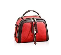 NICOLE & DORIS Borse Donna a Tracolla Piccole Borse a Mano PU Pelle Borsa a Spalla Moda Borsetta Pochette Crossbody Messenger Bag per Viaggio Casual Città Borgogna