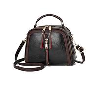 NICOLE & DORIS Borse Donna a Tracolla Piccole Borse a Mano PU Pelle Borsa a Spalla Moda Borsetta Pochette Crossbody Messenger Bag per Viaggio Casual Città Nero