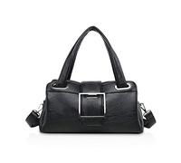 NICOLE & DORIS Borse donna Borsa a mano per donna borse moda borse a tracolla Donne Retro borsa PU pelle Nero