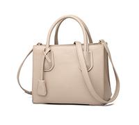 NICOLE & DORIS Borse Donna Borse a Spalla in PU Pelle Borsa a Mano Grande Capacit Borsa a Tracolla Elegante Borse Tote per Scuola Shopping Work Cachi