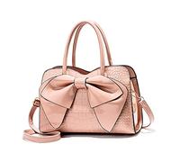 NICOLE & DORIS Borse Donna Tracolla Borse a Mano e a Spalla Borsetta di Design Borsa Ragazza Borse in Pelle Borsa con Manico Superiore Borsa Delle Signore Carina Rosa