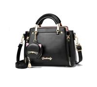 NICOLE & DORIS Borse Donna Tracolla Piccola Borsa Crossbody Borse a Spalla di Pelle PU Versatile Borse Messenger Pochette Donna Con Portafoglio Nero