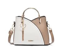 NICOLE & DORIS Borse Donna Tracolla Piccola Borse a Mano e Spalla di Pelle PU Borsa Delle Signore Bella Borse Messenger Pochette Donna Borsa Tote Multicolor Cachi