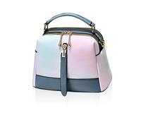 NICOLE & DORIS Borse Piccole Donna Tracolla Borse a Mano e a Spalla PU Pelle Borsetta Ragazza Colorata Crossbody Messenger Bag per Viaggio Casual Città Blu